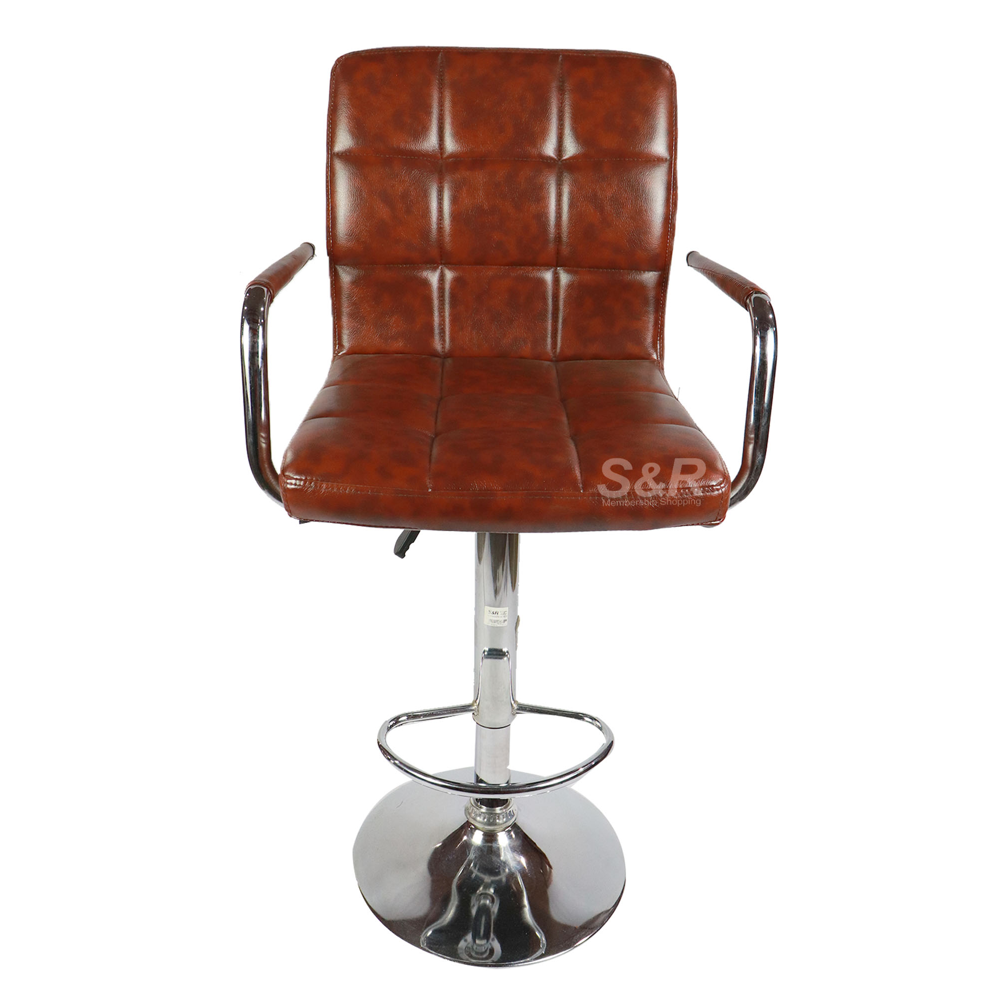 Allston Brown Bar Stool 1pc Allston Brown Bar Stool 1pc